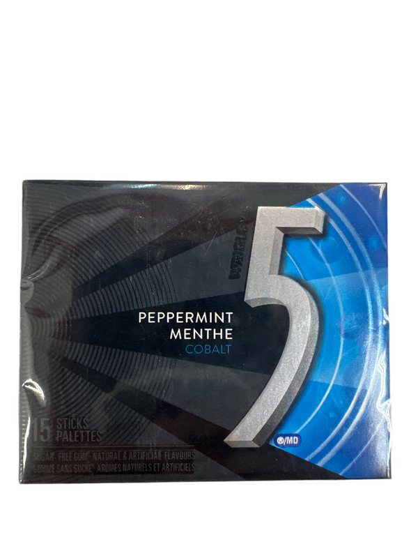 N umber5 P eppermint g um 1 5sticks/pck