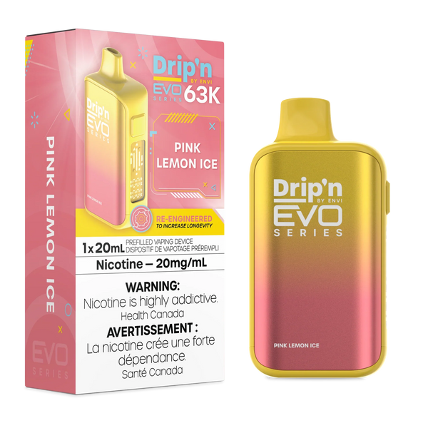 (S) Pink lemon Ice Drip'n EVO 63k 20mg/20ml