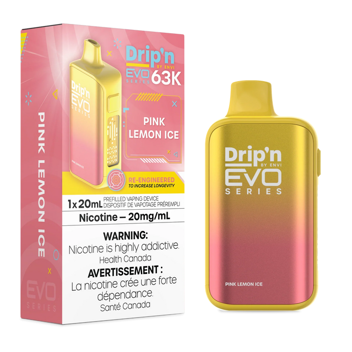 (S) Pink lemon Ice Drip'n EVO 63k 20mg/20ml