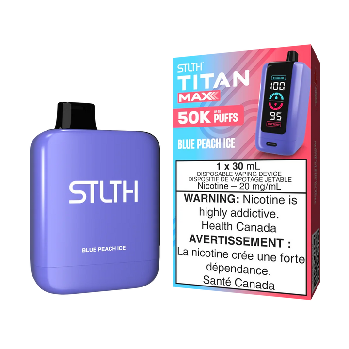 Blue Peach Ice STLTH Titan Max 50K 20mg 20ml