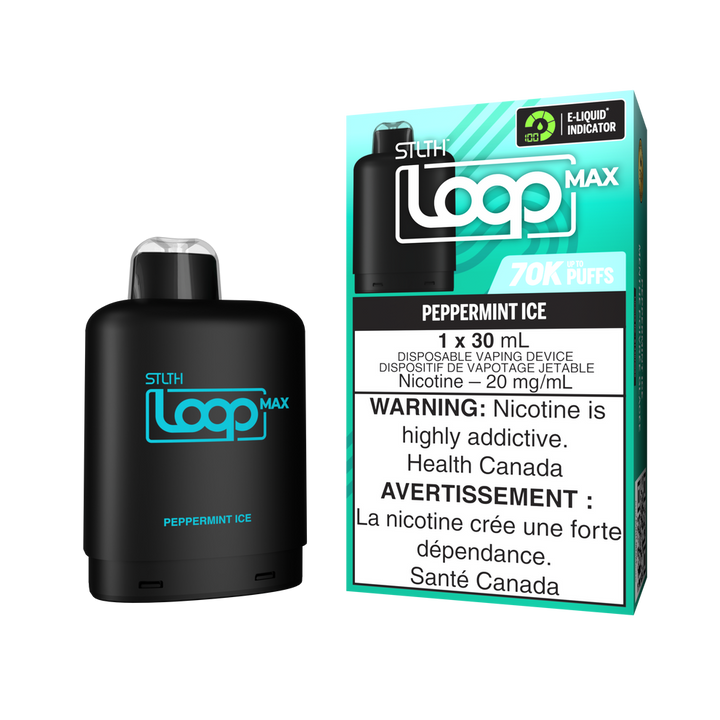 [O] Peppermint Ice STLTH Loop Max POD 70K 20mg 30ml