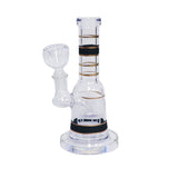 1863 | TP-GP-GP1863 7 inch INFYNITI Stripped Water Pipe with Barrel Perc