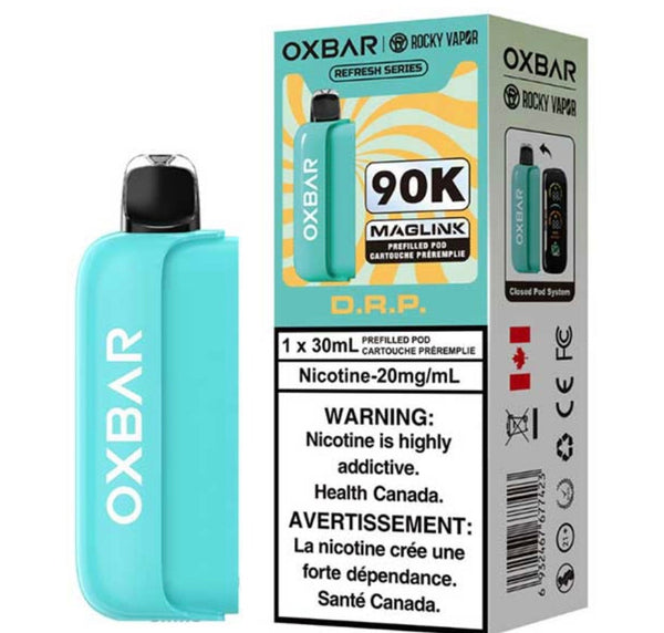 [O] D.R.P Oxbar Maglink pre-filled pods Refresh Series 90kO 20mg 30mI