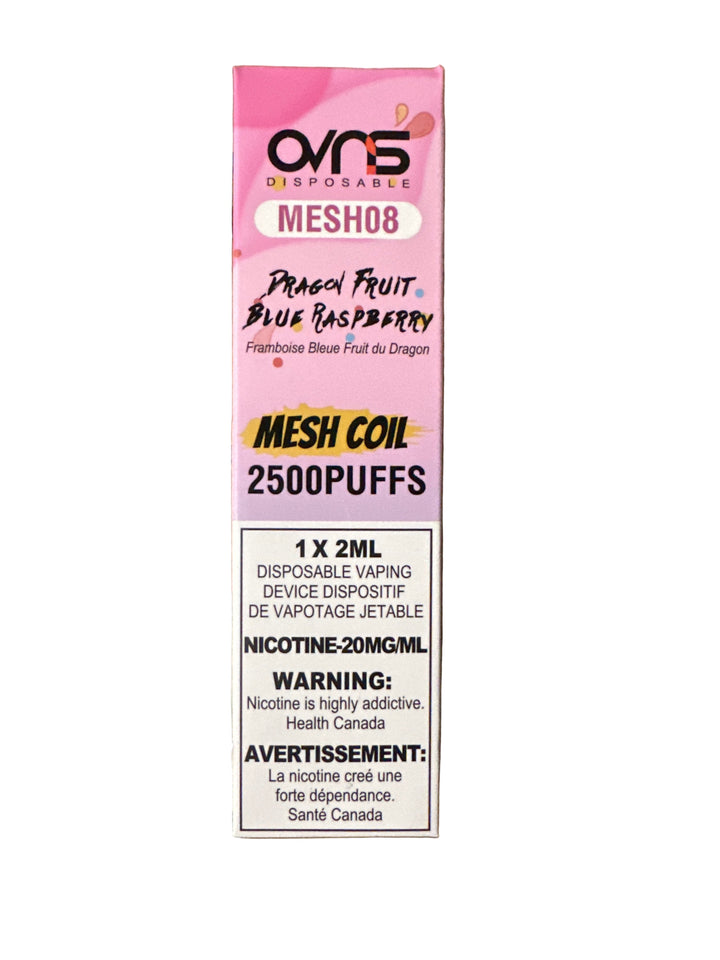 D ragon f ruit b lue r aspberry O VNS 2 500kO 2 0mg 1 x2ml