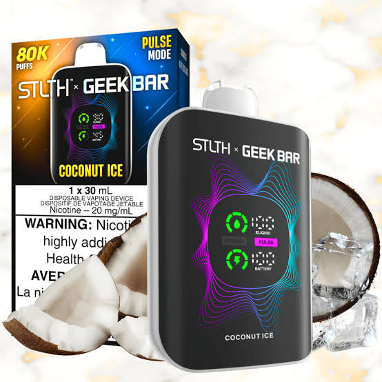 [S] Coconut Ice STLTHXGeekbar 80k 20mg 30ml