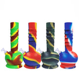 1772| 12" Silicone Water Pipe with Bubble Base