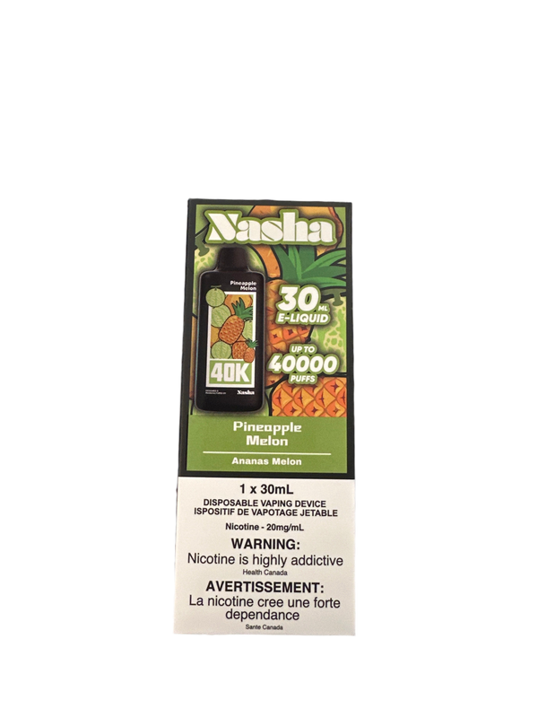 P ineapple M elon 1 x30ml 4 0kO N asha 2 0mg/mL
