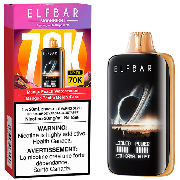 [S] Mango peach watermelon Elfbar 70K MoonNight Edition 20mg/ml