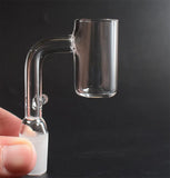 329 20mm Quartz Enail Banger With Hook Male 14mm Quartz E Nail Banger Nails For Coil Heater Glass Bongs