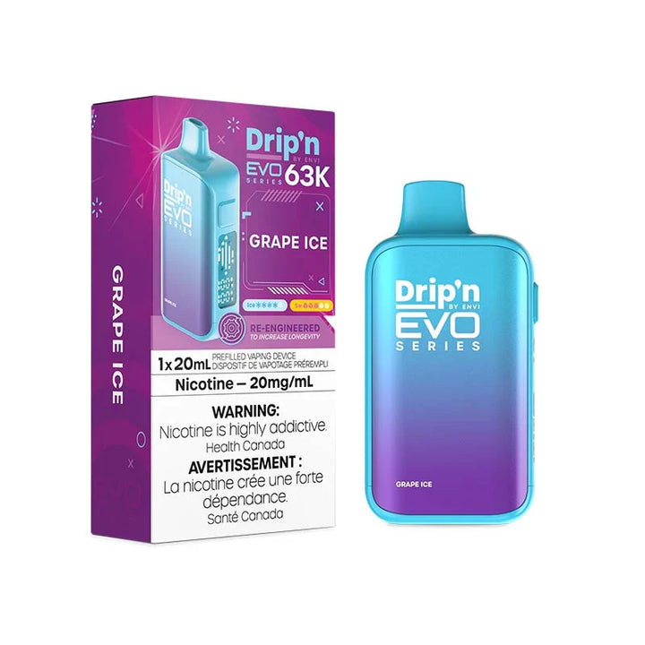(S) Grape Ice Drip'n EVO 63k 20mg/ml 20ml