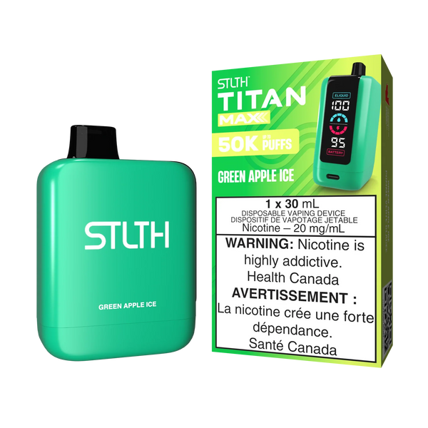 Green Apple Ice STLTH Titan 50K 20mg 30ml Sale 3