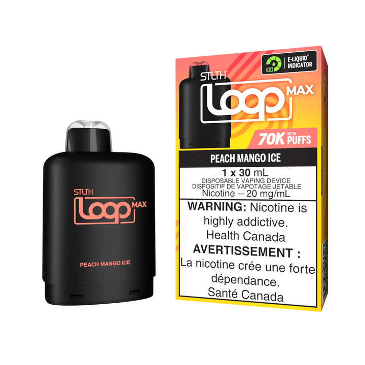 [S] Peach Mango Ice STLTH Loop Max POD 70K 20mg 30ml
