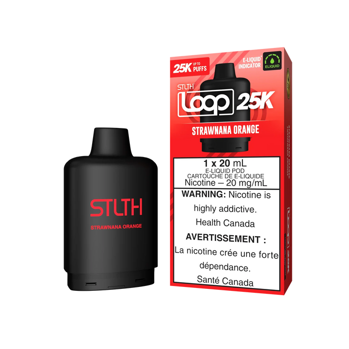 Strawnana Orange STLTH Loop 25K 20mg 20ml Sale 5