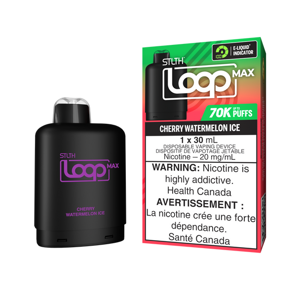 [S] Cherry Watermelon Ice STLTH Loop Max POD 70K 20mg 30ml