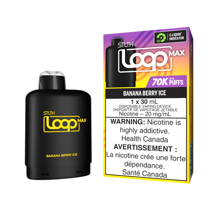 [O] Banana Berry Ice STLTH Loop Max POD 70KO 20mg 30ml