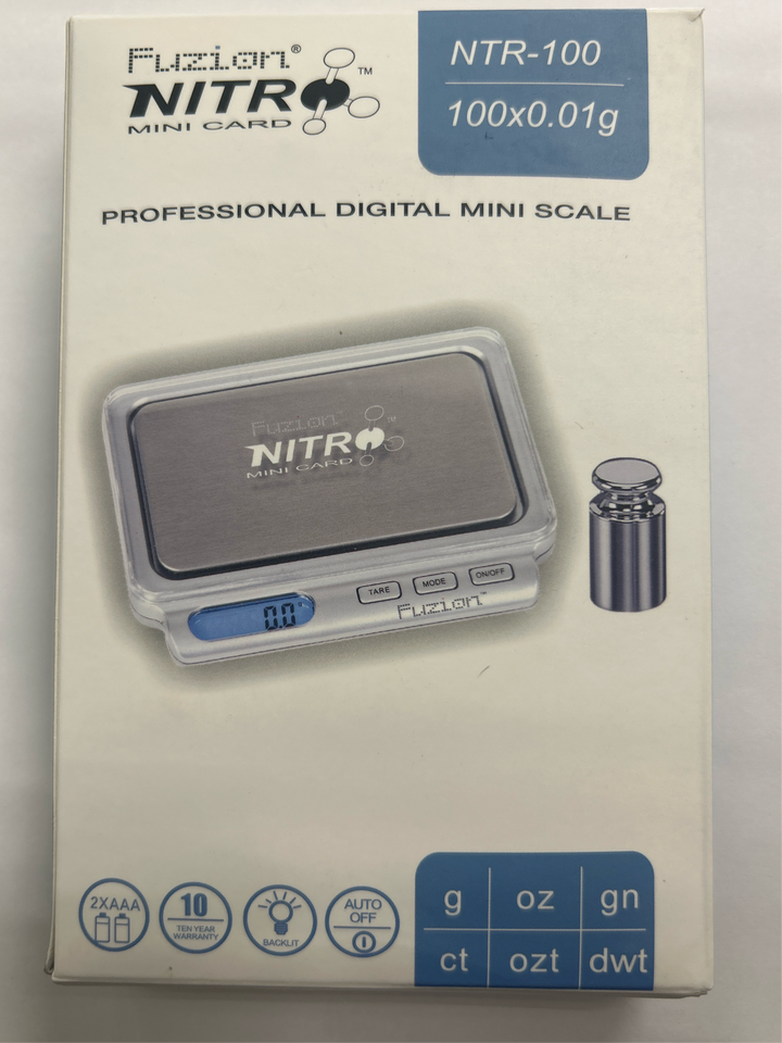 1 834 F uzion N TR100 D igital m ini s cale 1 00g X  0 .01g