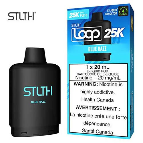 [S] Blue Razz STLTH Loop 25k 20mg 20ml