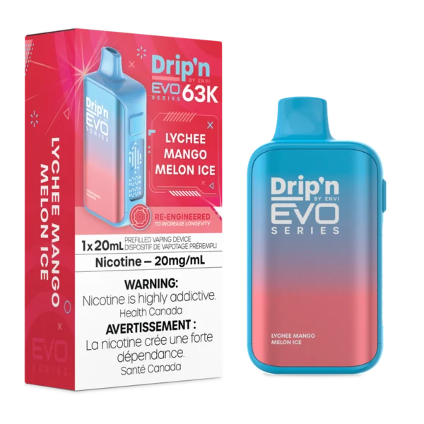 (S) Lychee Mango Melon Ice Drip'n EVO 63k 20mg/20ml