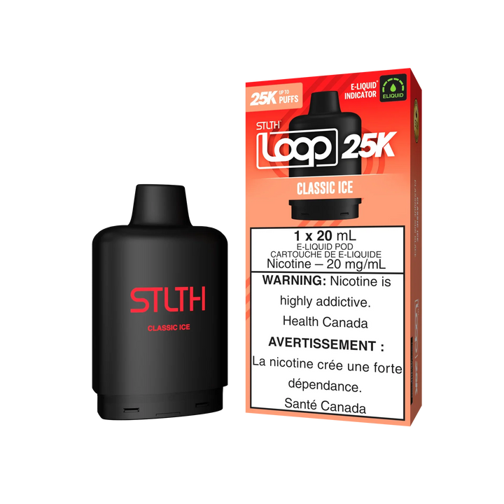 [S]Classic Ice STLTH Loop 25k 20mg 20ml