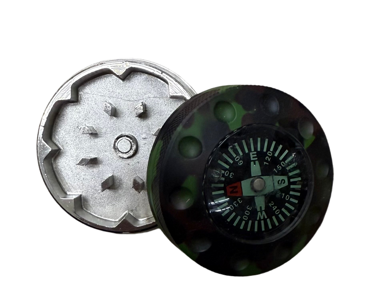 0 833 |  G R083 2 -Piece O THER C amouflage G rinder w ith C ompass