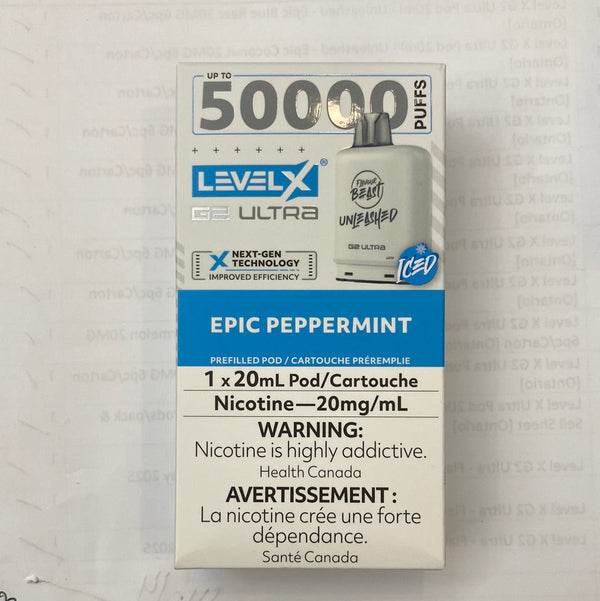 [O] Epic Peppermint iced LevelX 50KO (Without Battery)
