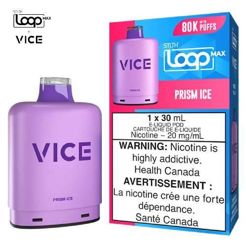 [S] Prism Ice STLTH Loop Max X Vice POD 80K 20mg 30ml