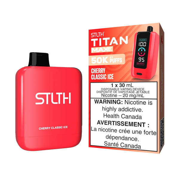 Cherry Classic Ice STLTH Titan 50K 20mg 30ml Sale 5