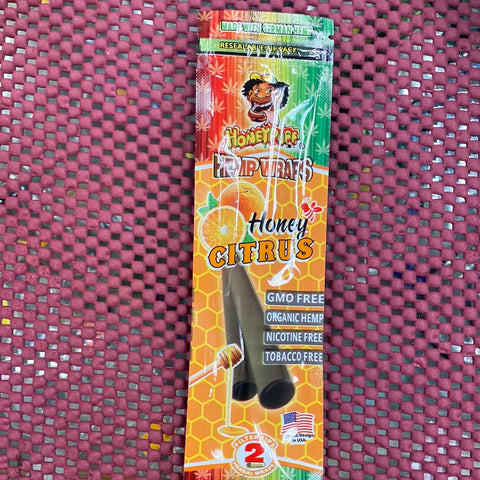 .2 Honepuff Honey Citrus Hemp Wraps *2pc