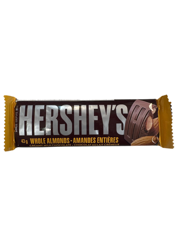 H ershey’s w hole a lmond 4 3g