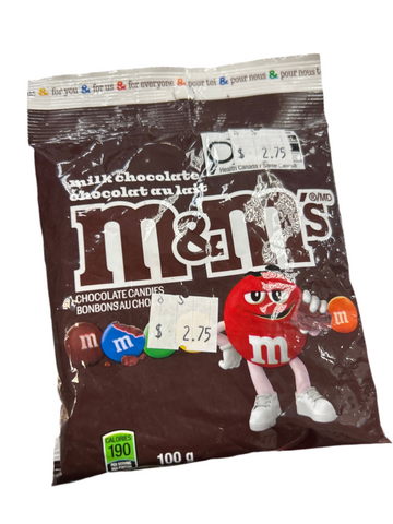 m&m’s milk chocolate 100g
