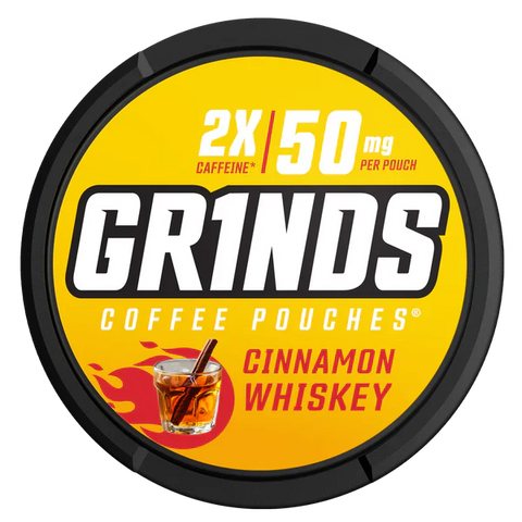 Cinnamon Whiskey Coffee pouches 50mg GRINDS