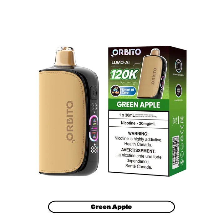 [S] Green Apple 120k Orbito Lumo AI 20mg 30mI