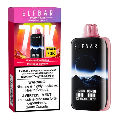 [O] Watermelon Guava Elfbar 70KO MoonNight Edition 20mg 1 x20ml
