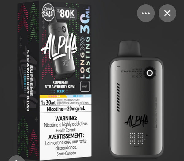 Supreme Strawberry Kiwi Flavour Beast Alpha 80K 20mg 30ml