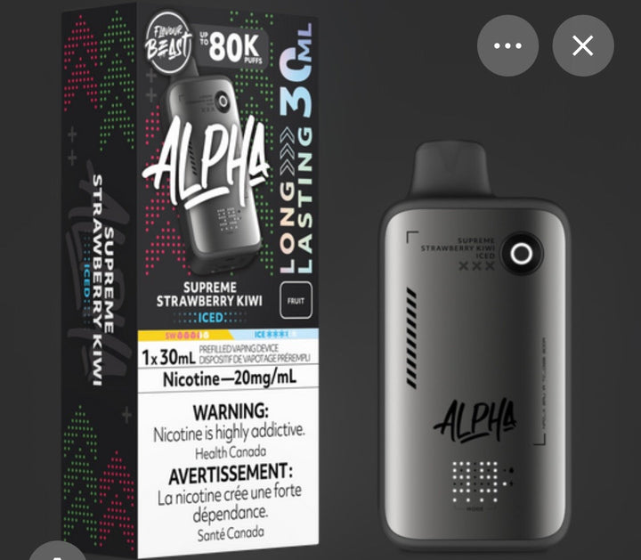 Supreme Strawberry Kiwi Flavour Beast Alpha 80K 20mg 30ml