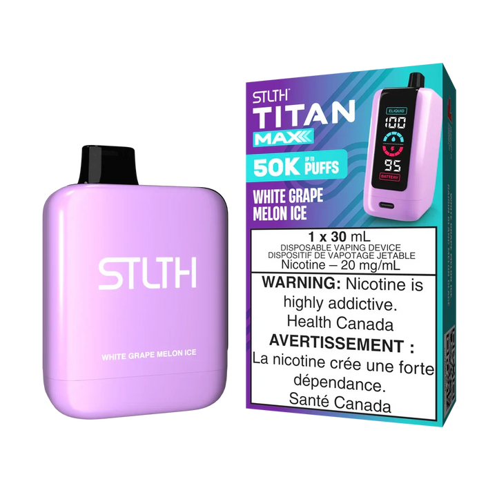 White Grape Melon Ice STLTH Titan 50K 20mg 30ml