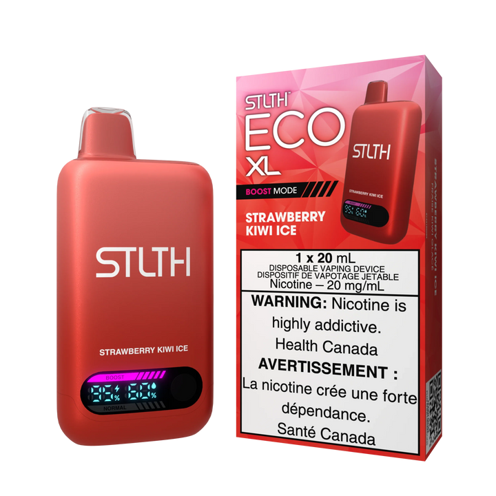 Strawberry Kiwi Ice STLTH Eco XL 50K 20mg 20ml Sale 6