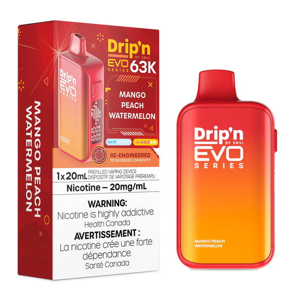 (S) Mango Peach Watermelon Drip'n EVO 63k 20mg/20ml