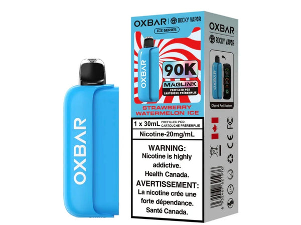[S] Strawberry Watermelon ice Oxbar Maglink pre-filled pods ice series 90k 20mg 30mI