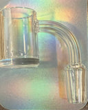 3195 19mm Big Male 90 Degree Quartz Banger no carb cap