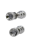 613.5 | PY613 14/19 NO LOGO Saucer Top Titanium Nail - Male