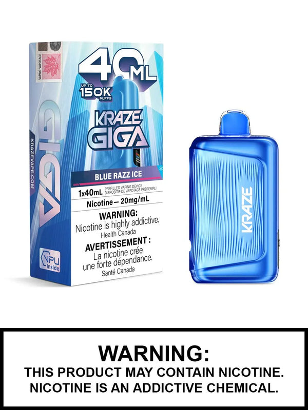 Blue Razz Ice Kraze Giga 150KO 20mg 1*40ml