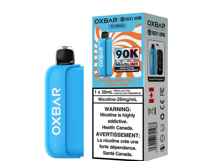 [O] Strawberry Kiwi ice Oxbar Maglink pre-filled pods ice series 90kO 20mg 30mI