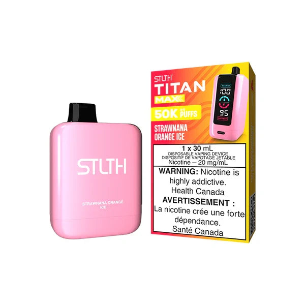 Strawnana Orange Ice STLTH Titan 50K 20mg 30ml Sale 5
