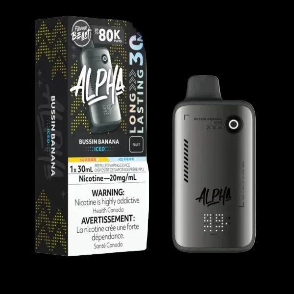[S] Bussin Banana Flavour Beast Alpha 80k 20mg 30ml