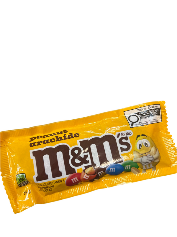 m &m’s p eanut a rachide 4 9g