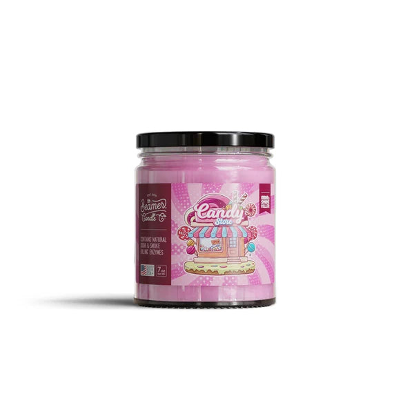 1004|AC-CN1004CSS| Beamer Candle Co. 12oz & 7oz Glass Mason Jar - Candy Store Size