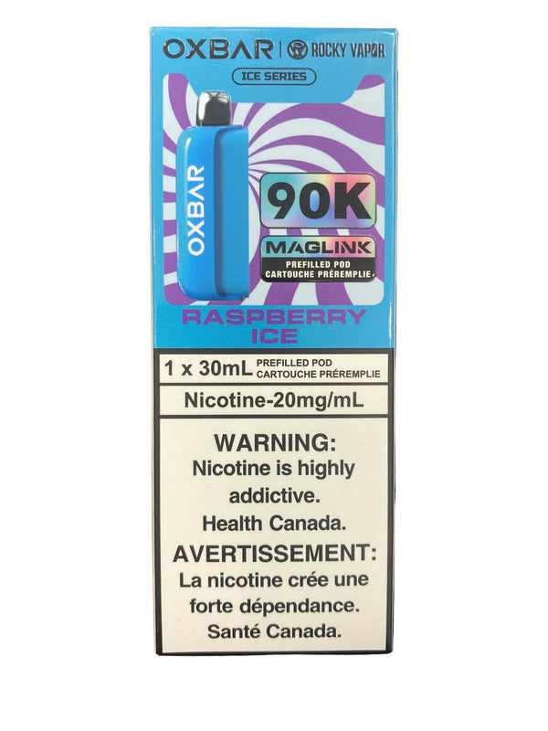 [O] Raspberry Ice Oxbar Maglink pre-filled pods 90kO 20mg 30mI