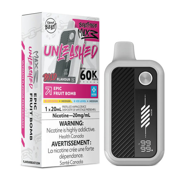 Epic Fruit Bomb Flavour Beast Mode Max 3 Disposable 60K 20mg 20ml