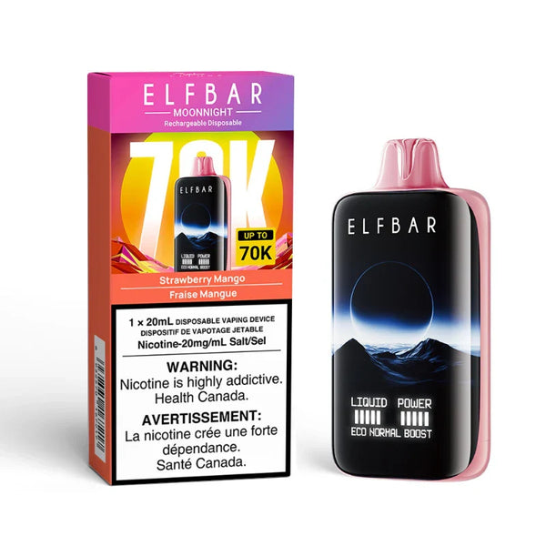 [O] Strawberry Mango Elfbar 70KO MoonNight Edition 20mg 1 x20ml